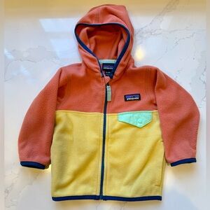 Patagonia baby Micro D Snap-T Fleece Jacket 6-12 months VGUC girl or boy